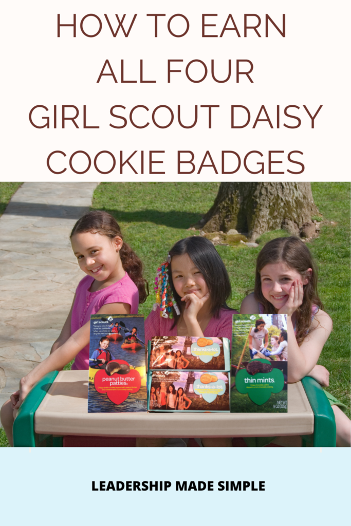 How to Earn All Four Girl Scout Daisy Cookie Badges