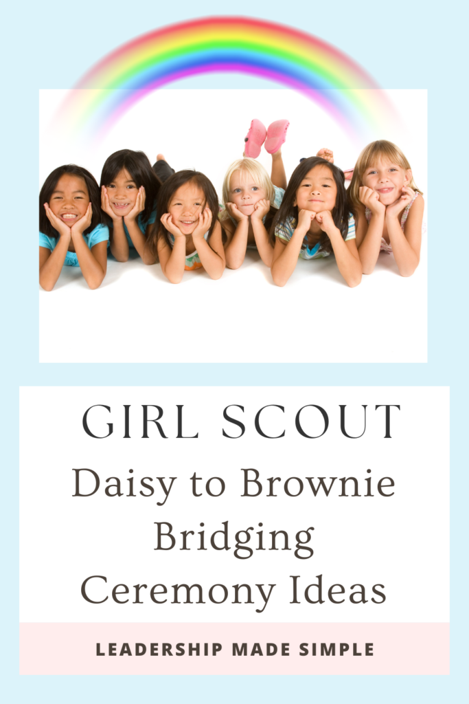 Daisy to Brownie Girl Scout Bridging Ceremony