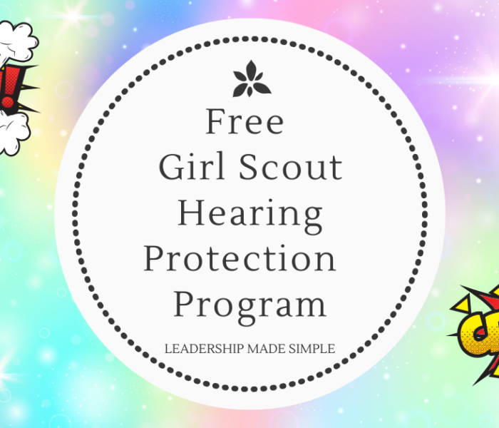 Free Girl Scout Patch About Hearing Protection