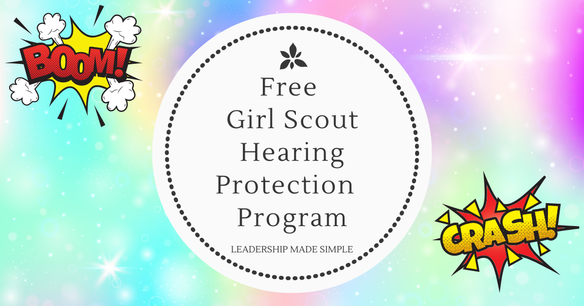 Free Girl Scout Patch About Hearing Protection