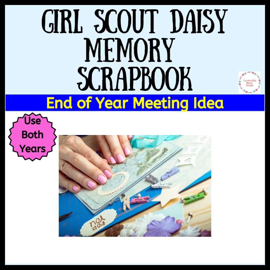 Girl Scout Daisy Memory Book