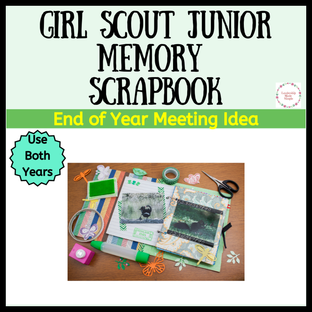 Girl Scout Junior Memory Book