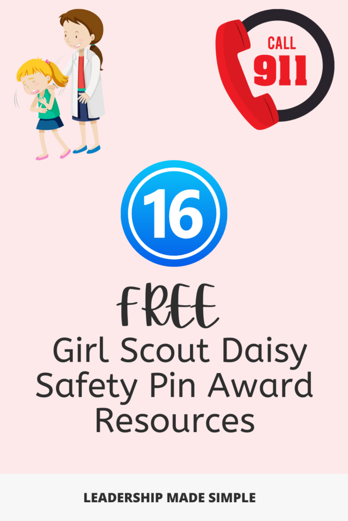 16 Free Girl Scout Daisy Safety Pin Award Resources