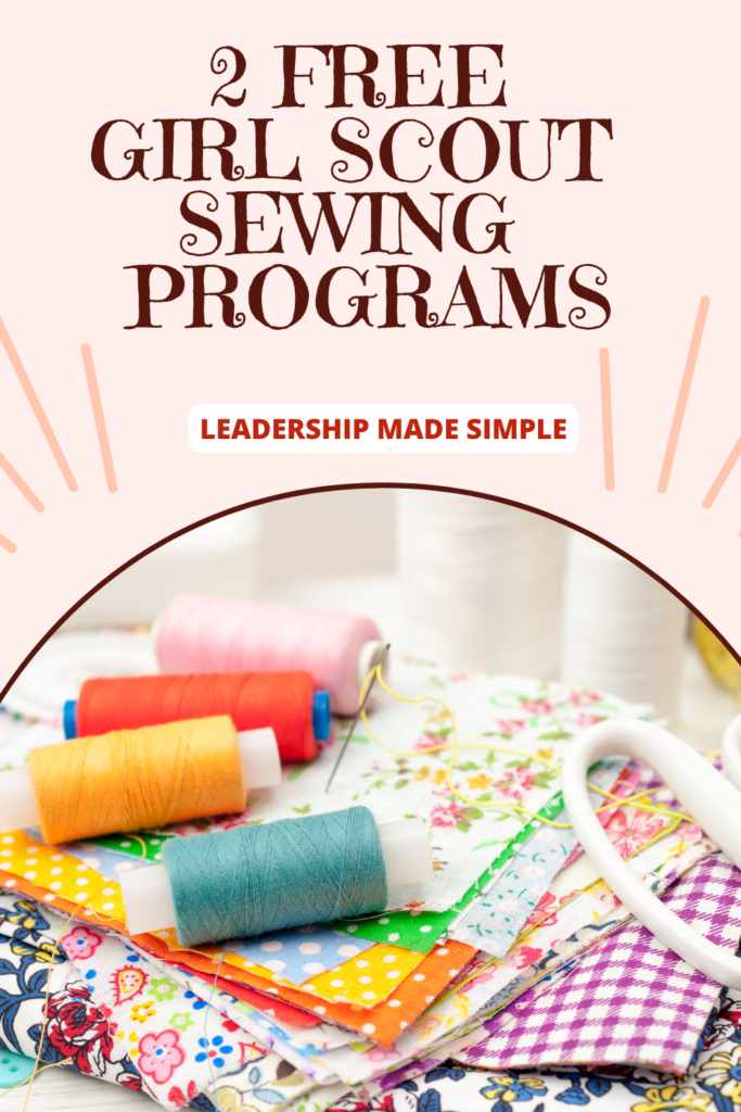 2 Free Girl Scout Sewing Patch Programs