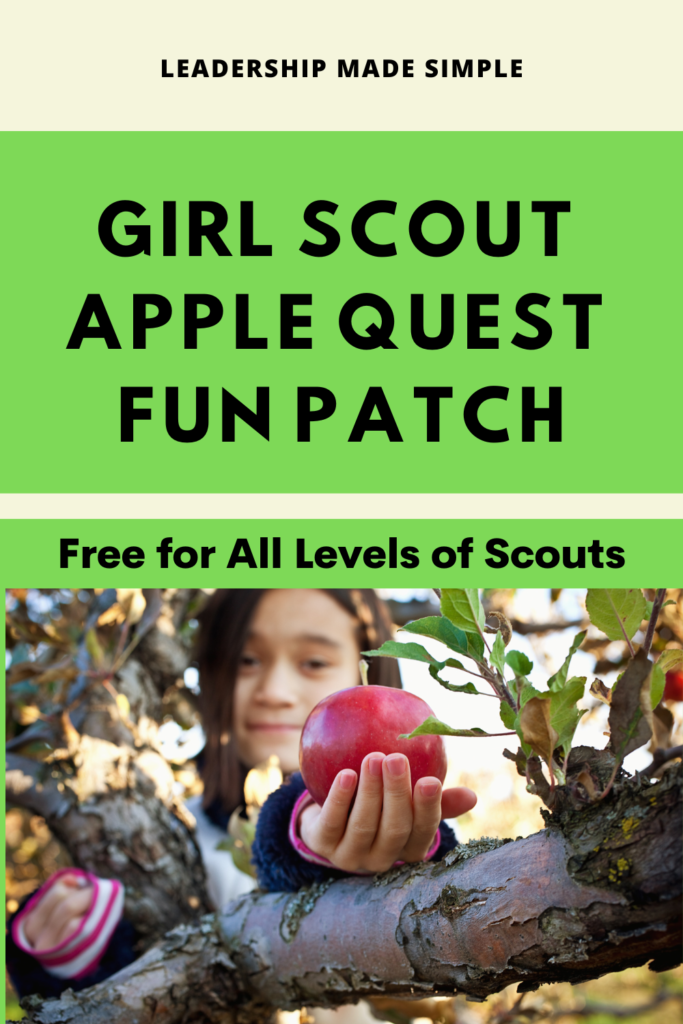 Girl Scout Apple Quest Fun Patch 