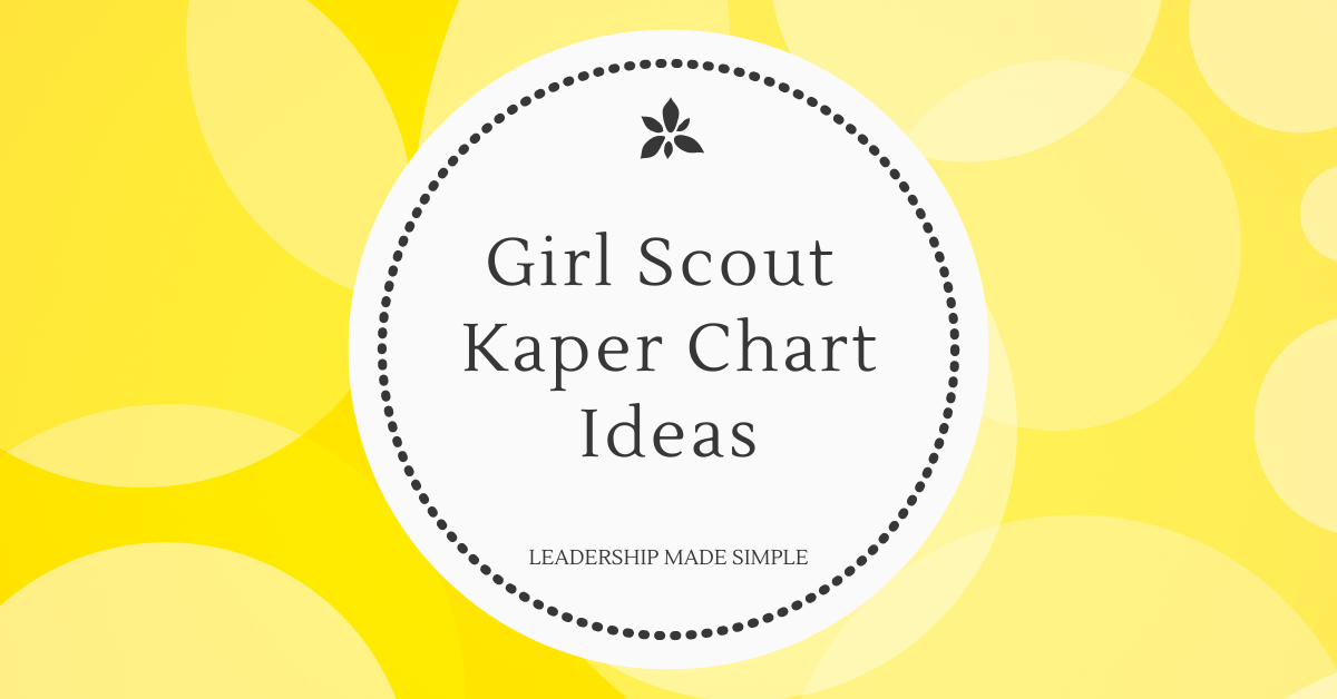 Girl Scout Kaper Charts
