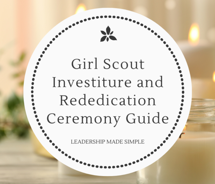 Girl Scout Rededication and Investiture Ceremony Guide