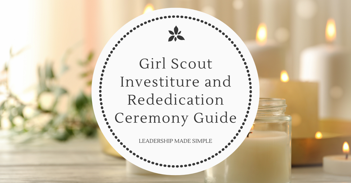 Girl Scout Rededication and Investiture Ceremony Guide