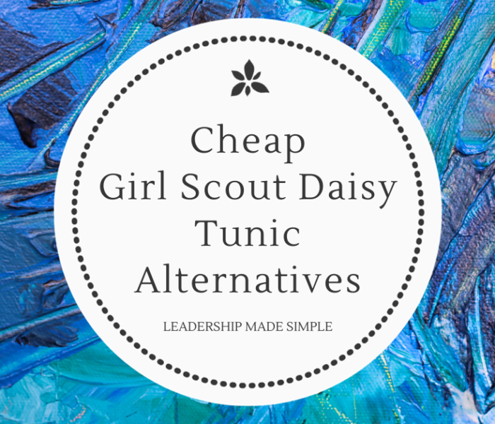 Cheap Girl Scout Daisy Tunic Alternatives