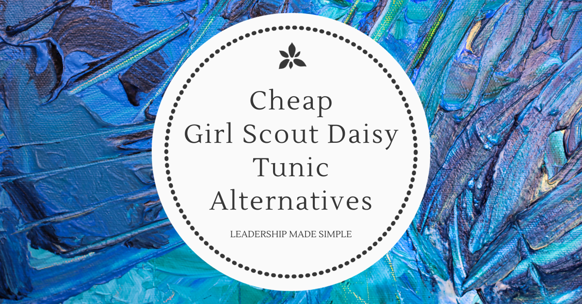 Cheap Girl Scout Daisy Tunic Alternatives