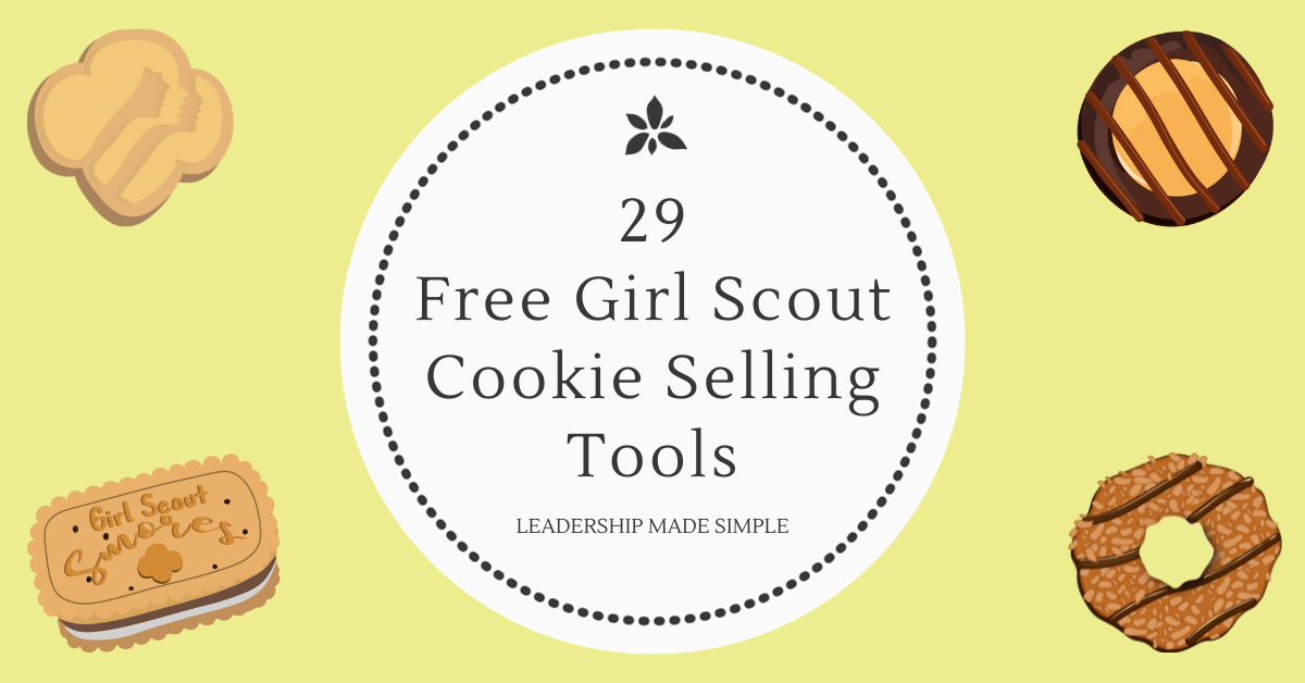 29 Free Girl Scout Cookie Selling Tools