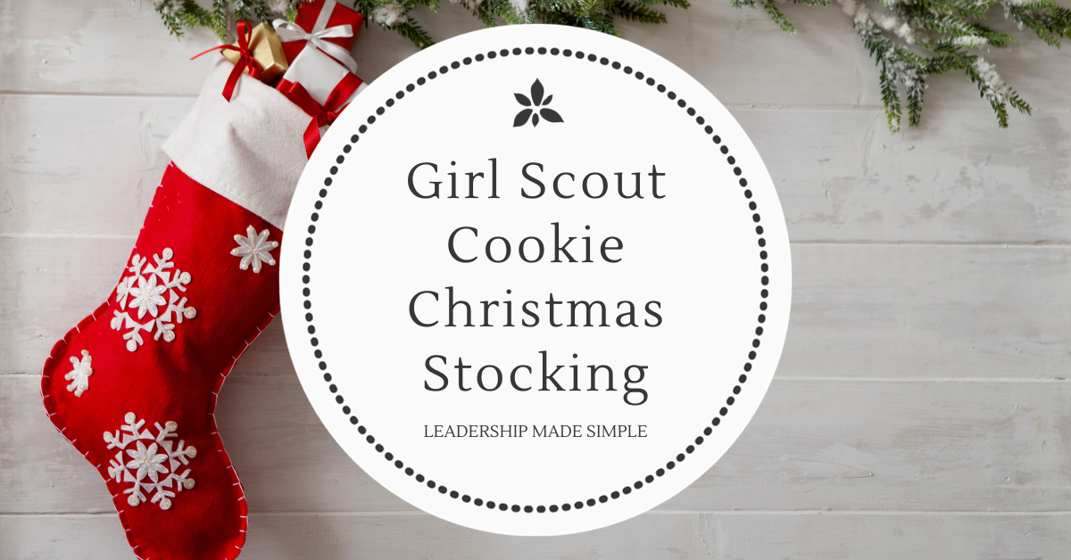 Girl Scout Cookie Christmas Stocking