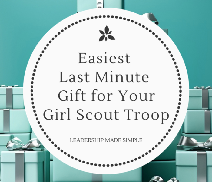 Easy Last Minute Girl Scout Gift for Your Troop