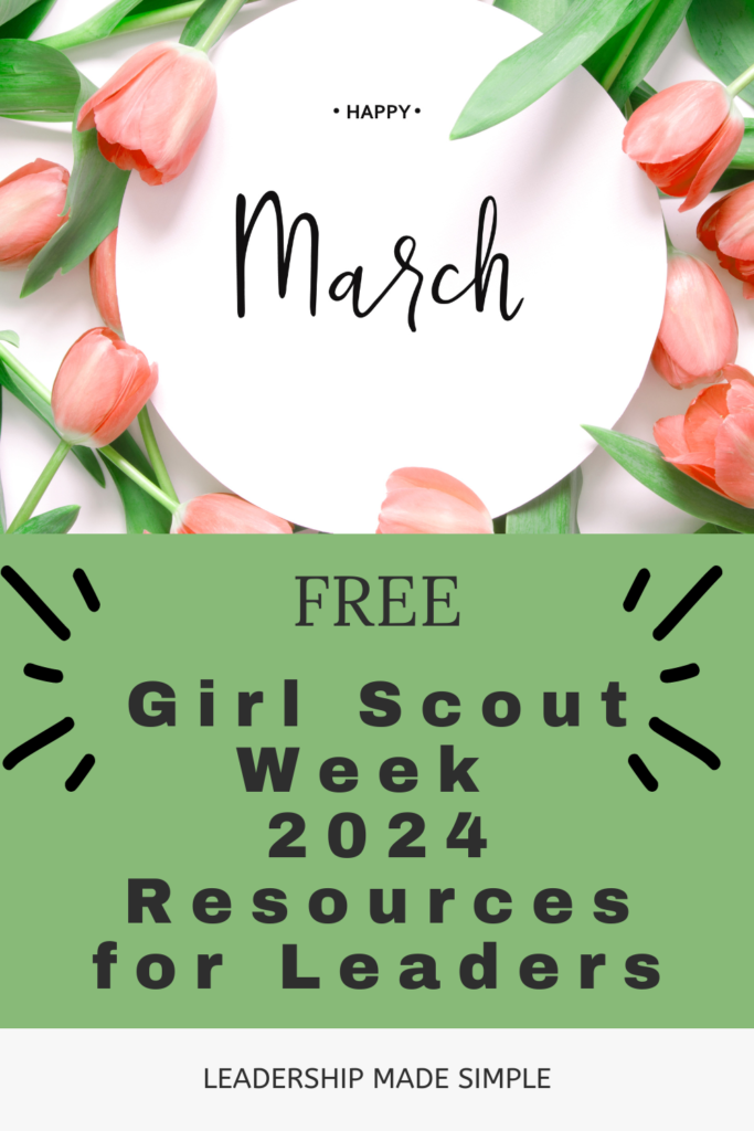 Free Girl Scout Week 2024 Resources