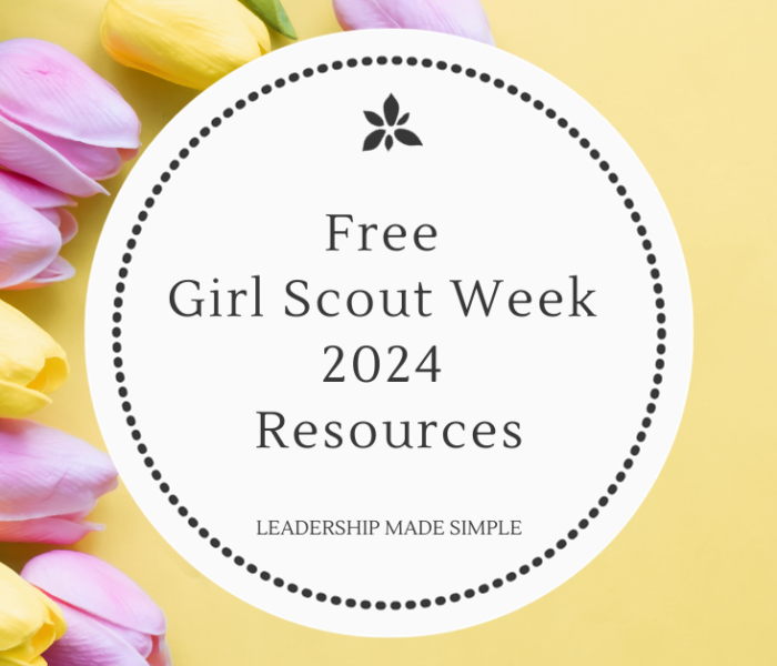 Free Girl Scout Week 2024 Resources for Leaders