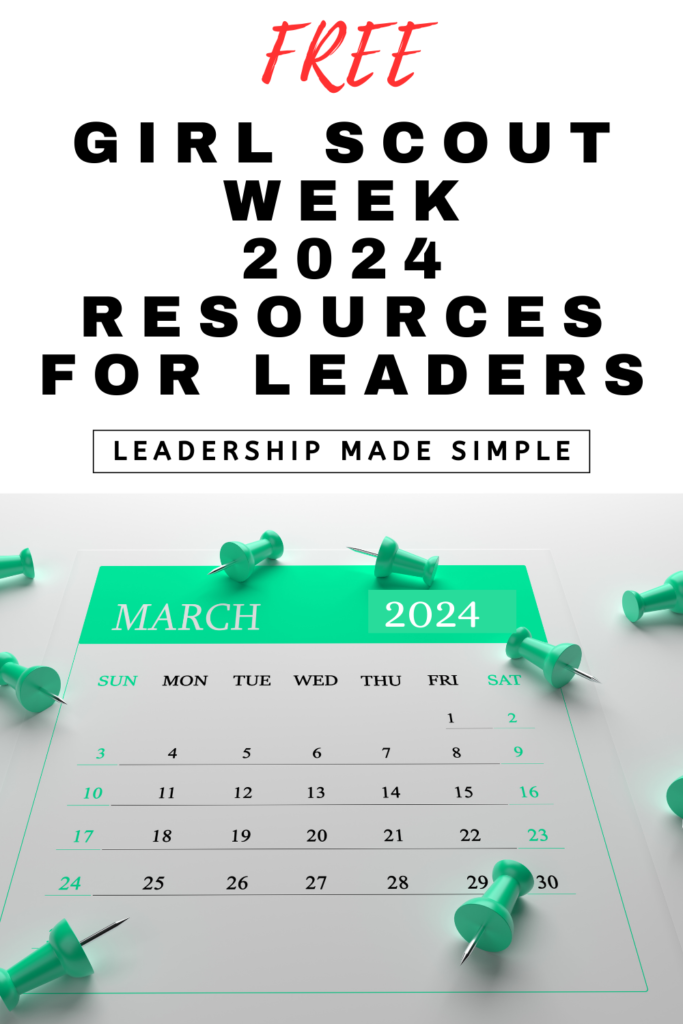 Free Girl Scout Week 2024 Resources