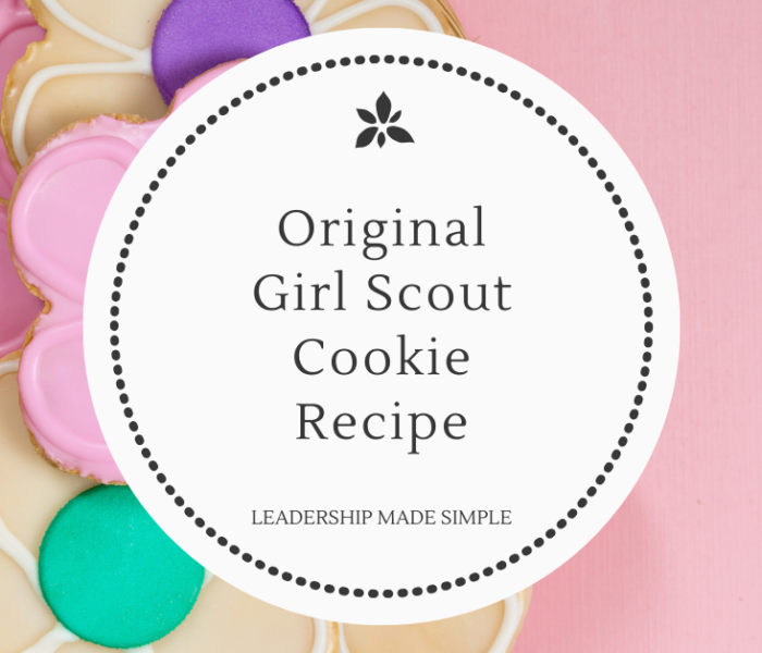 Original Girl Scout Cookie Recipe Friday Freebie