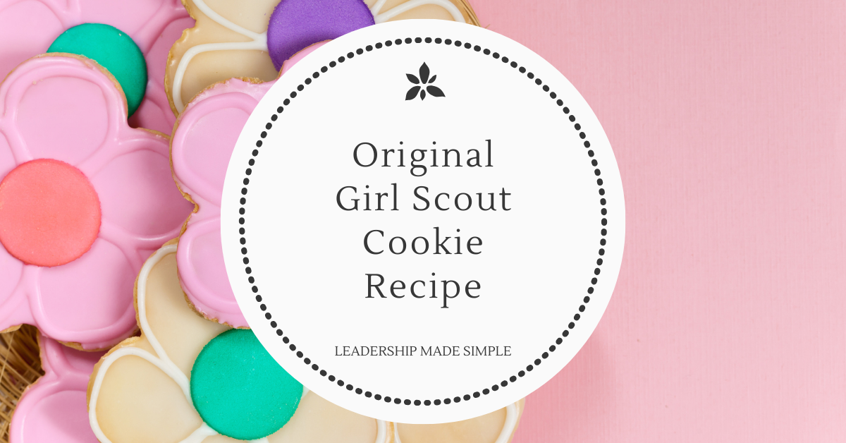 Original Girl Scout Cookie Recipe Friday Freebie