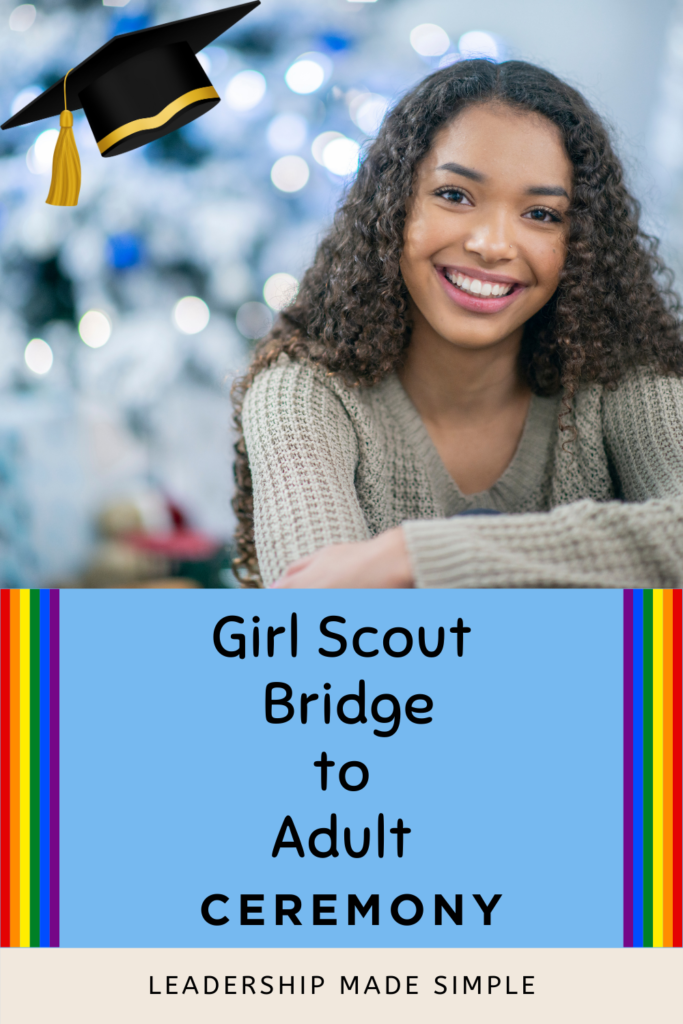 Girl Scout Bridge to Adult Ceremony