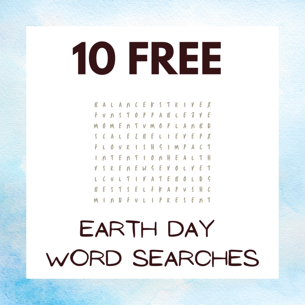Free Earth Day Word Searches