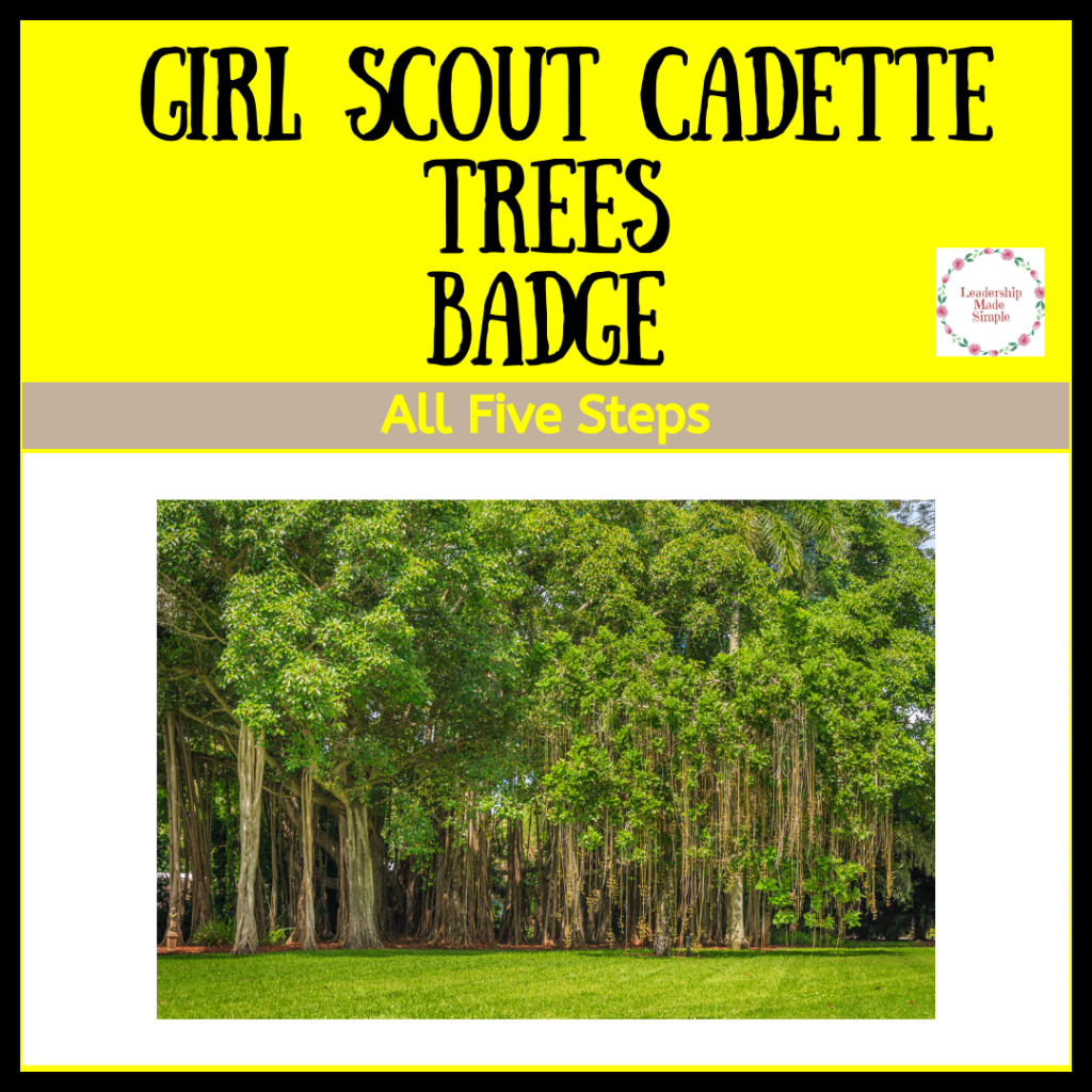 Girl Scout Cadette Trees Badge